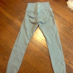 lululemon 7/8 pants—light blue/teal